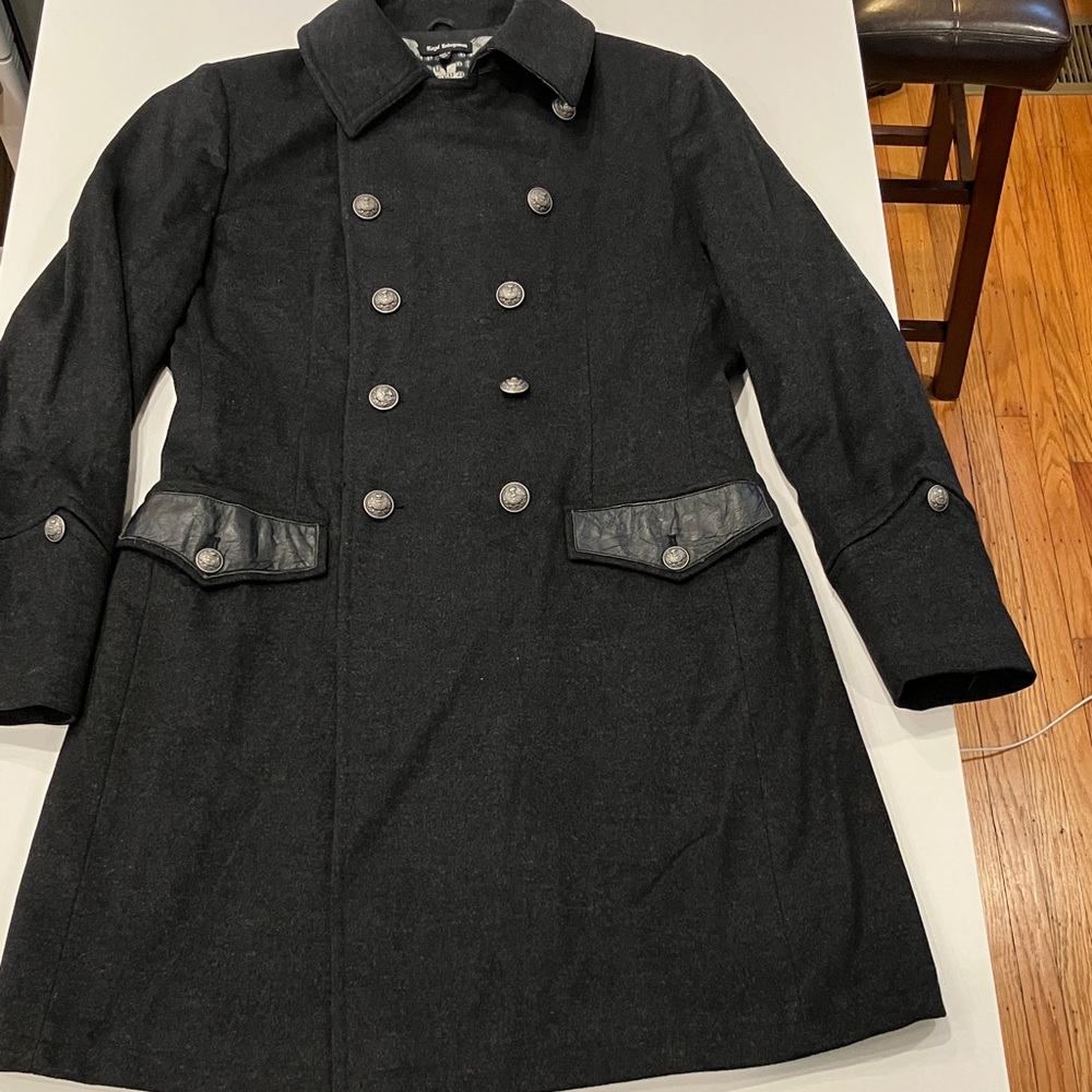 Royal Underground Black Trench Coat